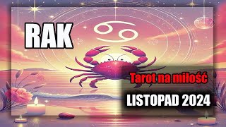 💖RAK TAROT MIŁOŚĆ LISTOPAD 2024💖 [upl. by Einnov]