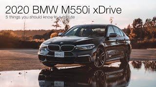 5 Things you Should Know about the 2020 BMW M550i xDrive [upl. by Wu]