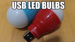 USB LED Bulb from CDRKING [upl. by Rosamund]