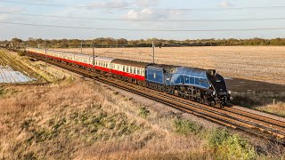 60007 Sir Nigel Gresley Races South on the ECML [upl. by Yerffe]