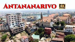 Antananarivo Capital of Madagascar 🇲🇬 by drone [upl. by Nauqed]