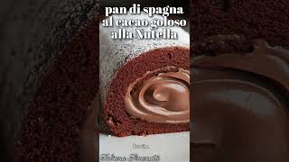 Pan di spagna al cacao goloso alla Nutella 🍩​🍫 [upl. by Tennek]