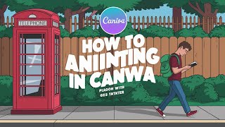 How To Make Animation In Canva  Cartoon Animation  Canva Tutorial  Canva [upl. by Laicram]