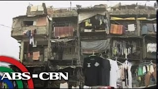 Cracks seen in Tondo housing project [upl. by Weixel]