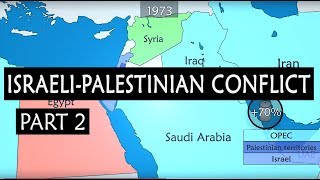 IsraelPalestine conflict  Summary on a Map [upl. by Ayotol397]