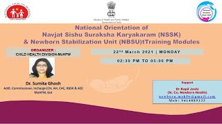 National Orientation of NSSK and NBSU training Modules [upl. by Irahc]