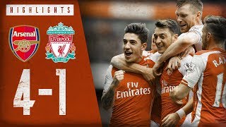 🔥 OZILS FREEKICK 🔥 Arsenal 41 Liverpool  Highlights  April 4 2015 [upl. by Seale]