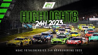 Record breaking 51st edition 🎥 Full Race Highlights  ADAC TotalEnergies 24h Nürburgring 2023 [upl. by Eilak]