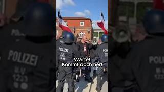 quotKomm doch herquot CSD Wismar Gegendemo 14924 [upl. by Dirgis]