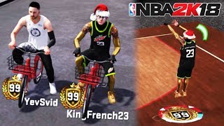 NBA 2K18 THROWBACK w TWO 99 OVERALLS • BEST PURE SHARP RETURNS TO THE WORST 2K 🤮 [upl. by Phillipp809]