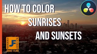 Color Grade Sunrise and Sunset in Davinci Resolve 162  The easy way [upl. by Koo]