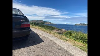 Passeio de M3 e36 turbo nas praias de Niterói Piratininga e Itacoatiara [upl. by Obbard]