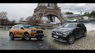 DS7 Crossback vs Mercedes GLC [upl. by Ecinnahs]