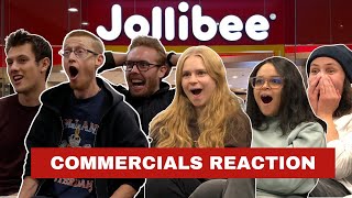 Canadians React to Jollibee Commercials [upl. by Seerdi189]