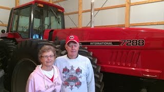 Amazing IHC Tractor Collection of Jerry Kuster in Galva Illinois [upl. by Frodine]