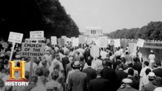 History Specials King Leads the March on Washington  History [upl. by Eenahs824]