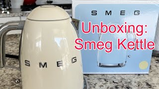 Unboxing Smeg Kettle [upl. by Nosnorb]