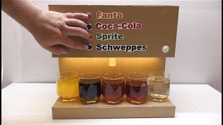 How to Make Coca Cola Soda Fountain Machine Fanta Sprite Schweppes [upl. by Rtoip]