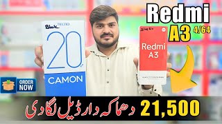 Flash Sale ON Redmi A3 and tecno Camon 20 pro  New mobile price update in pakistan [upl. by Cicenia]