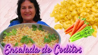 Ensalada de Coditos PARA FIESTA ¡Rinde 50 personas [upl. by Enitsud]