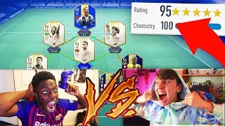 TOTS 195 FUTDRAFT WORLD RECORD CHALLENGE vs xDUTTINHO  FIFA 19 [upl. by Shetrit]