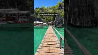 Walking the Kayangan Lake Boardwalk in Palawan Philippines [upl. by Atterual881]