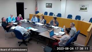 August 24 2023 Ogemaw County Committee of the Whole Meeting [upl. by Ahsyen385]