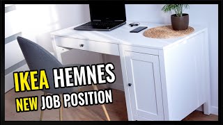 Hemnes desk by Ikea  I bought a ready desk ikea  Diy Woodworking Art [upl. by Kimmy]