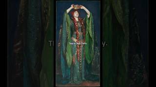 Beautiful dress 💚 Ellen Terry as Lady Macbeth by Sargent history art painting [upl. by Ardnuyek]