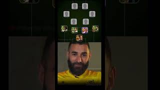 Benzema XI types Efootball 😱 efootball2024 efootball pes efootball2023mobile pesmobile fifa [upl. by Cheyney]