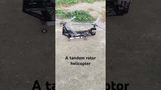 A tandem rotor helicopter [upl. by Hanleigh]