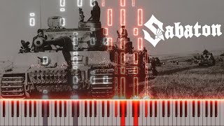 Sabaton  Panzerkampf  Piano Free Sheet Music [upl. by Rosetta]