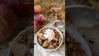 Healthy Apple Crisp 🍎 recipe on booboosbakerycom [upl. by Nirrok]