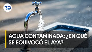 Estos son los errores del AyA que propiciaron contaminación del agua [upl. by Anauqal]