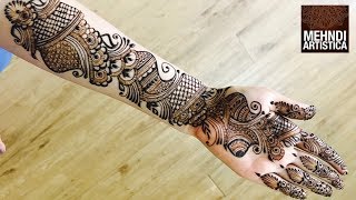 Full hand Mehndi Designs  Best Mehendi Video 2017 [upl. by Survance]