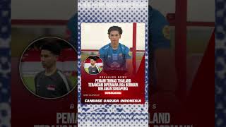 di laga Singapura vs Thailand Alasannya karena sang pemain pernah jadi warganegara Singapura [upl. by Fem]