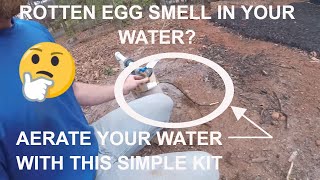 Cheap Solution to Eliminate Rotten Egg Smell in Well Water [upl. by Ynelram]