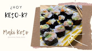 🍱KETO MAKI bajo en Carbos🍱Rápido y MUY FACIL [upl. by Cristiona97]