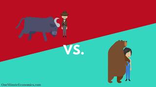 Bull and Bear Markets Bullish vs Bearish Explained in One Minute From Definition to Examples [upl. by Nahsin]