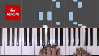 Canaries  ABRSM Piano Grade 1 2017 amp 2018 A2  Synthesia ‘live keys’ tutorial [upl. by Ossie]