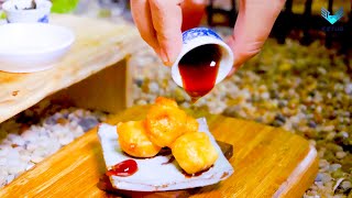 How to Make Japanese Deep Fried Tofu  Agedashi Tofu Recipe  Miniature Food [upl. by Aserehs195]