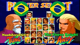 fgc Real Bout Fatal Fury 2 ➤ NoobZeroFGC Brazil vs The Fierce Knight Brazil rbff2 [upl. by Mahmoud]