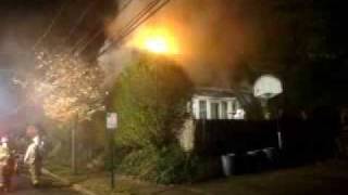 Wood Ridgenj FD 3rd Alarm House Fire Humbolt and Center sts 101709 [upl. by Klina]