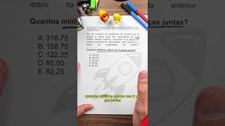 Quantos mililitros em 8 peças matematica concursos [upl. by Koziara345]