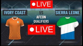 🔴Live Ivory Coast Vs Sierra Leone l AFCON 2025 Qualifier 20242025 l Matchs Simulation [upl. by Zaragoza723]