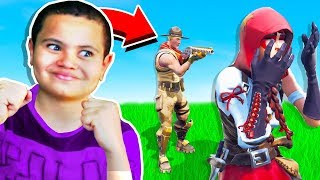 My Little Brother Teaches HIGH SCHOOL BULLY a lesson in Fortnite Battle Royale  MindOfRez [upl. by Anawk]