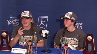 2019 Augustana Softball Winning National Championship Press Conference [upl. by Llaccm]