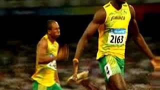 Usain Bolt sets world Record in Men\s 100m Final 969 sec [upl. by Christis732]