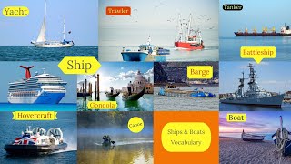 BOATS amp SHIPS Vocabulary  Themebased learning [upl. by Boggs]