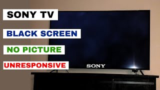 I FIXED My Sony TV Black Screen in 9 EASY Steps [upl. by Yleoj818]